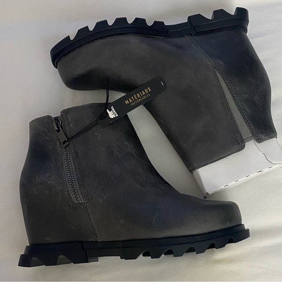 NWB Sorel Women’s Joan Of Arctic Quarry Wedge lll Zip Boot Size 7. - Picture 8 of 11